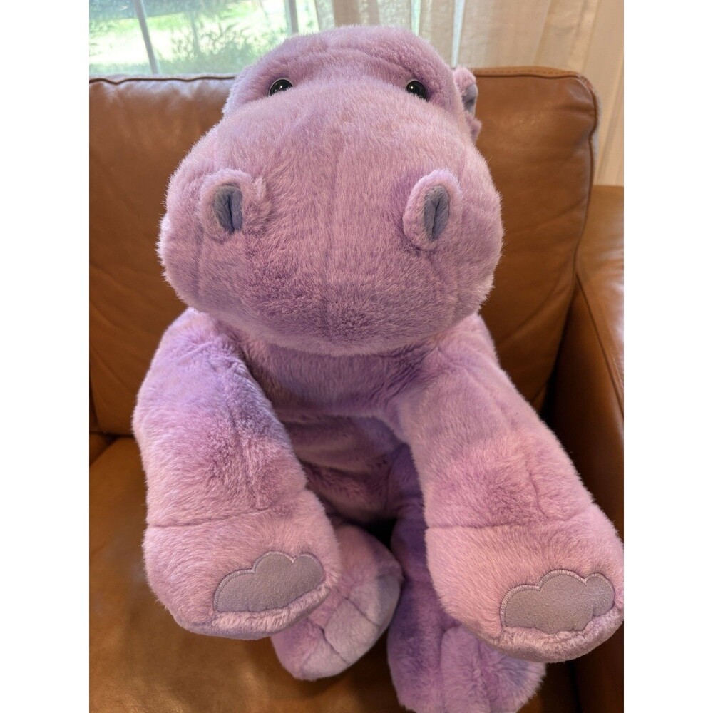 RARE 28" Aurora Purple HIPPO Limited Edition JUMBO Hippopotamus Plush